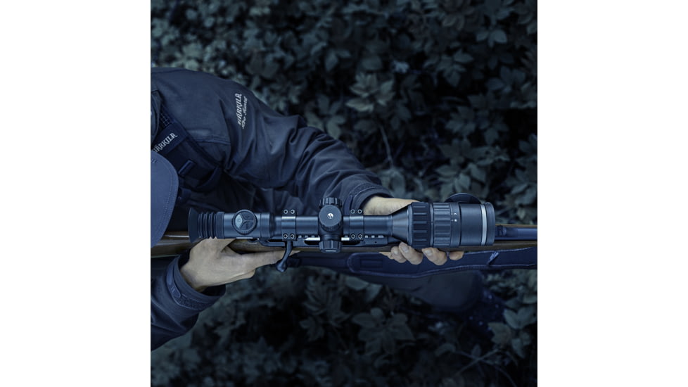 Pulsar Digex C50 Night Vision Rifle Scope, 3.5-14x30mm, w/Pulsar Digex-X850S IR Illuminator, Black, PL76635L