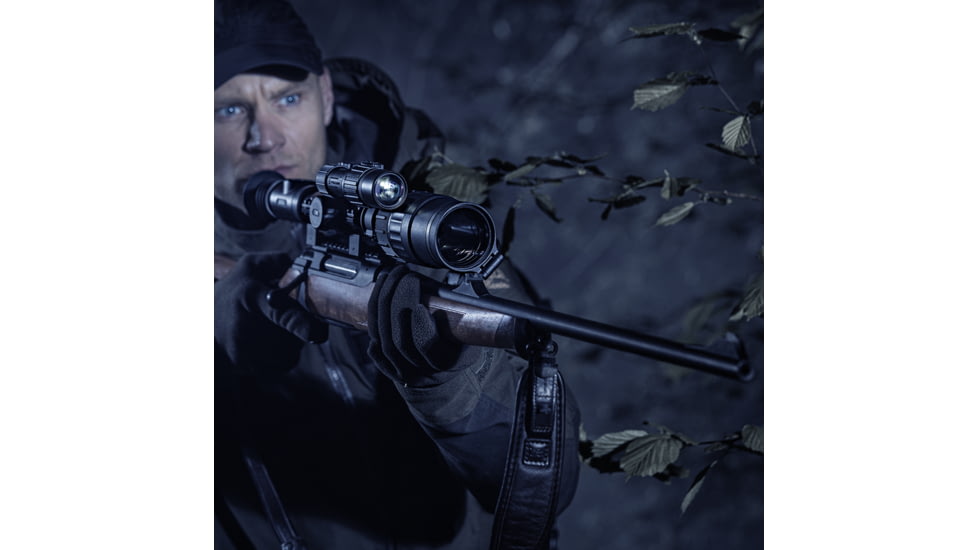 Pulsar Digex C50 Night Vision Rifle Scope, 3.5-14x30mm, w/Pulsar Digex-X850S IR Illuminator, Black, PL76635L