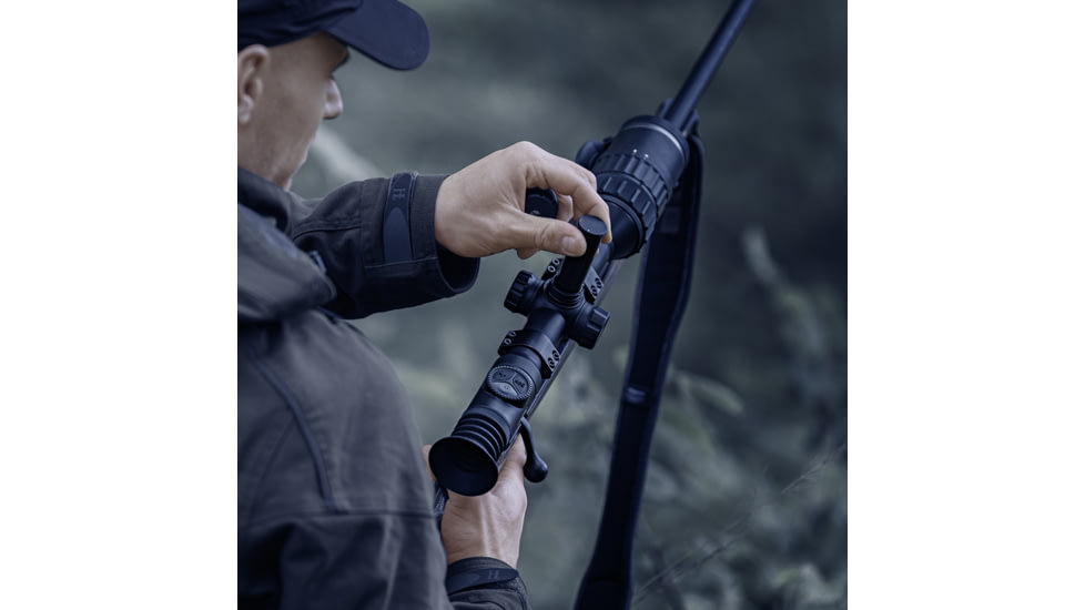 Pulsar Digex C50 Night Vision Rifle Scope, 3.5-14x30mm, w/Pulsar Digex-X850S IR Illuminator, Black, PL76635L