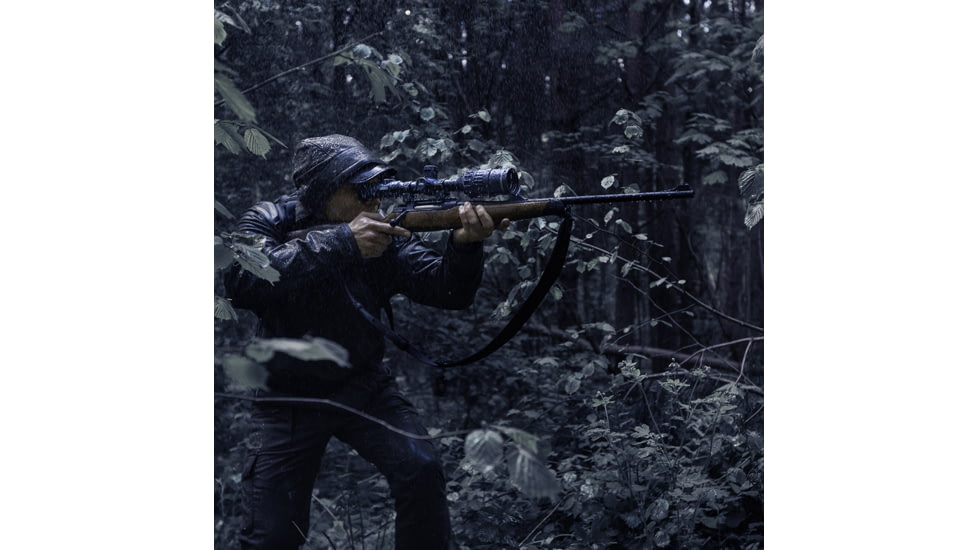 Pulsar Digex C50 Night Vision Rifle Scope, 3.5-14x30mm, w/Pulsar Digex-X850S IR Illuminator, Black, PL76635L