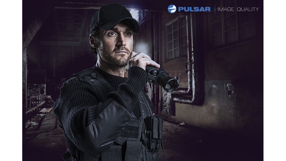 Demo,Pulsar Quantum XD19A 1-4x16 Thermal Imaging Monocular, Matte Black, PL77318-DEMO