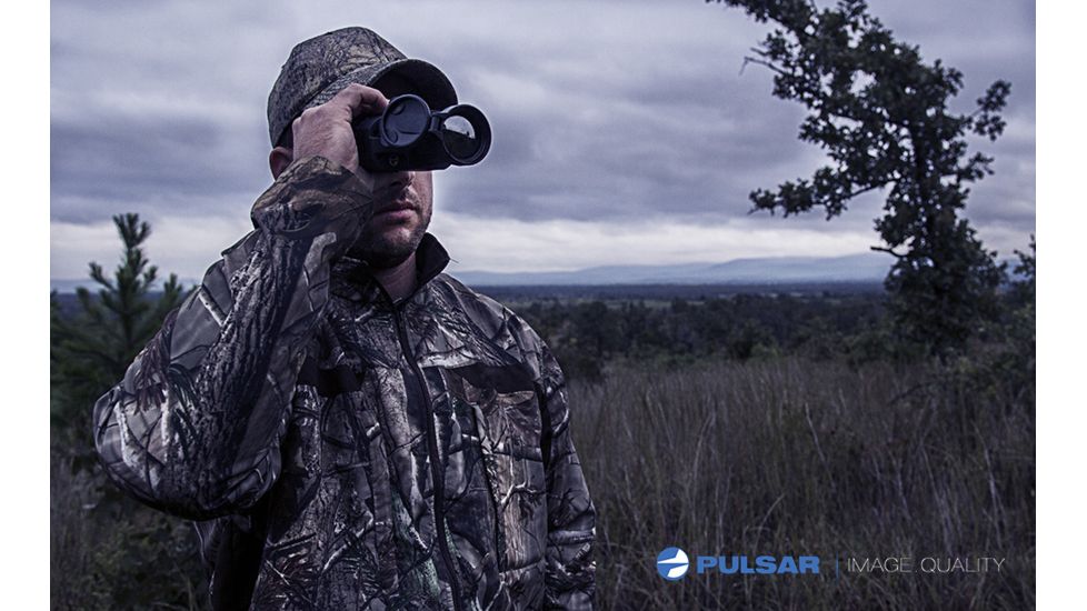 Demo,Pulsar Quantum XD19A 1-4x16 Thermal Imaging Monocular, Matte Black, PL77318-DEMO