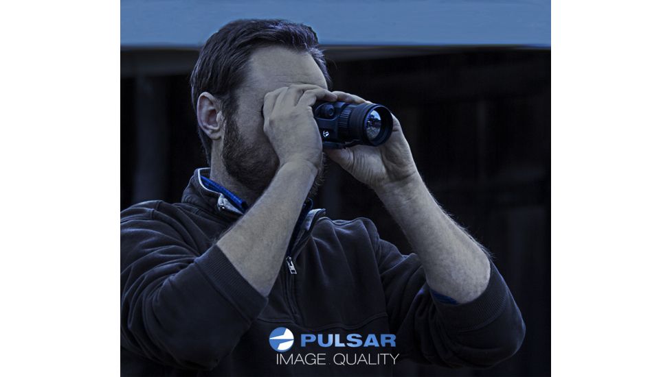 Demo,Pulsar Quantum XD19A 1-4x16 Thermal Imaging Monocular, Matte Black, PL77318-DEMO