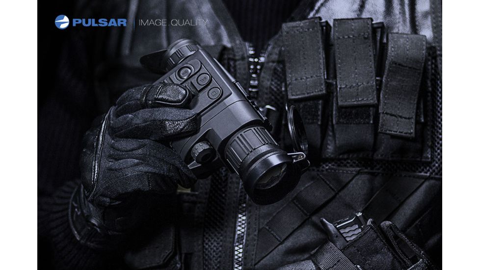 Demo,Pulsar Quantum XD19A 1-4x16 Thermal Imaging Monocular, Matte Black, PL77318-DEMO