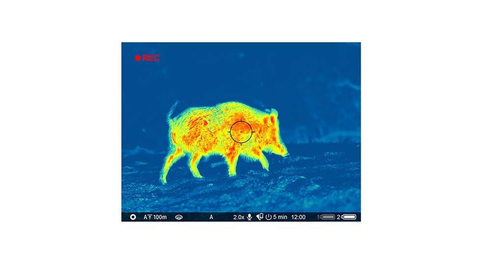 Pulsar Thermion 2 LRF XQ50 Pro 3-12x Thermal Riflescope, 30mm, 384x288, Black, PL76555