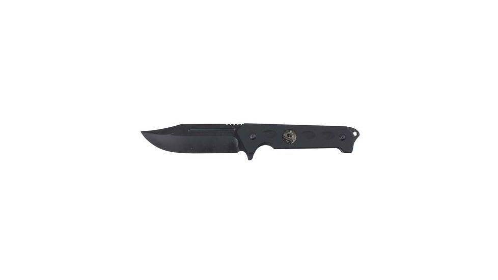 Puma Knives Bigcat 10 Clip Black Fixed Blade Knife, 4.7in Blade, Black G10 w/ Kydex Sheath 6610004