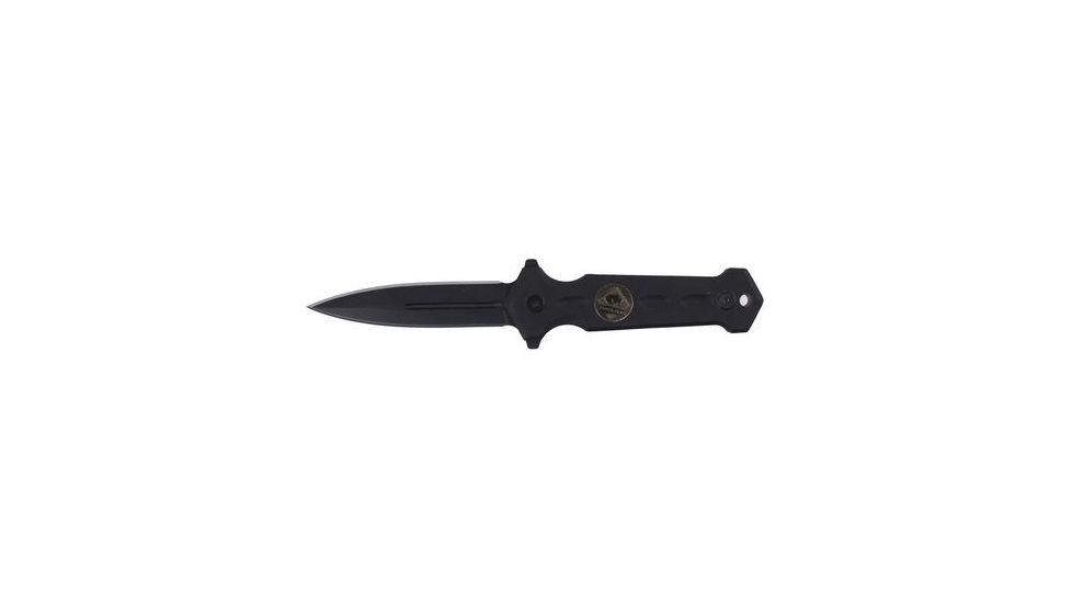 Puma Knives Bigcat Boot 9in Black Fixed Blade Knife, 4.3in Blade, Black G10 w/ Kydex Sheath 6640900