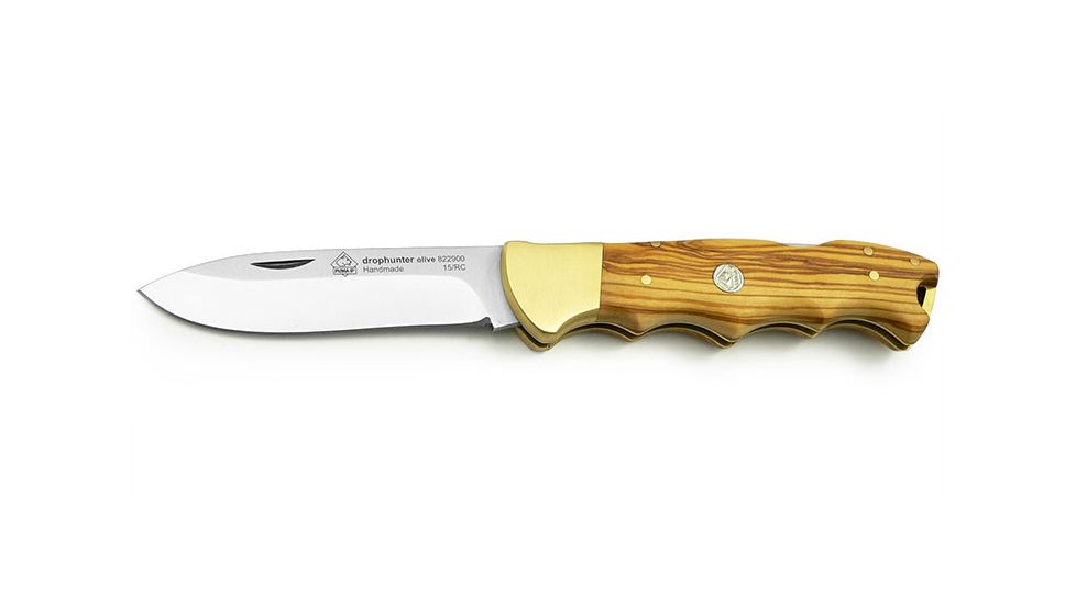 Puma Knives Drophunter Olive Folding Knife, Small 822900