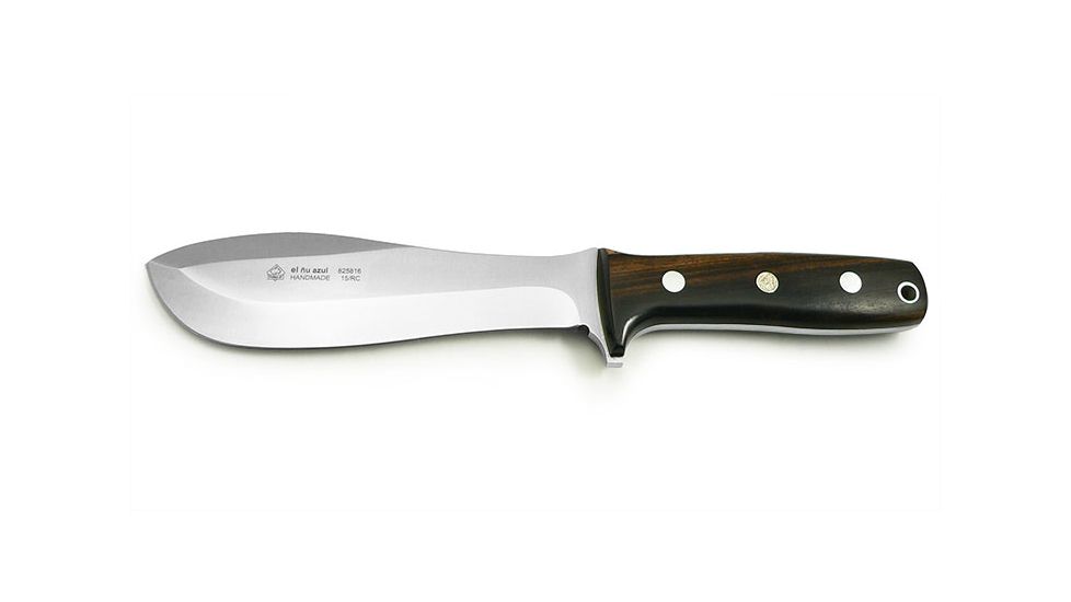 Puma Knives El Nu Azul, 160mm, Stainless Steel, Fixed Blade Knife, Ebony wood, Small 825816