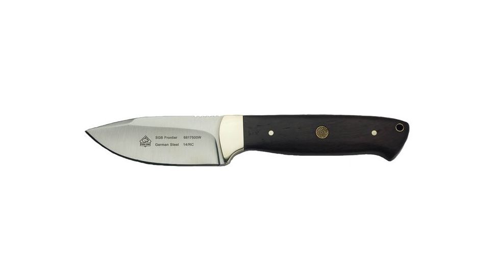 Puma Knives Frontier Wood Fixed Blade Knife,3.3in Stainless Steel Blade,Wood Scales 6817500W