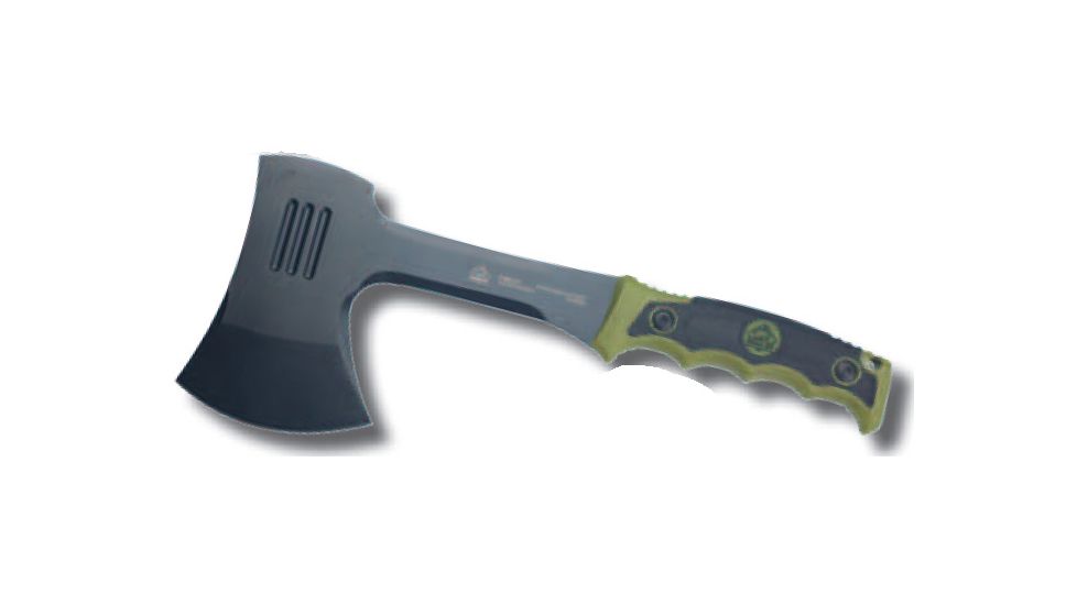 Puma Knives Packable Hatchet XP Green,3.8in Steel Blade,Comolded Rubber Handle 7302000