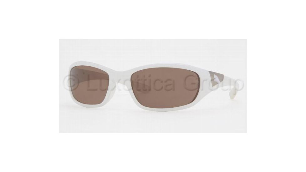 Puma PU 15054 Sunglasses Styles White Frame / Brown Lenses