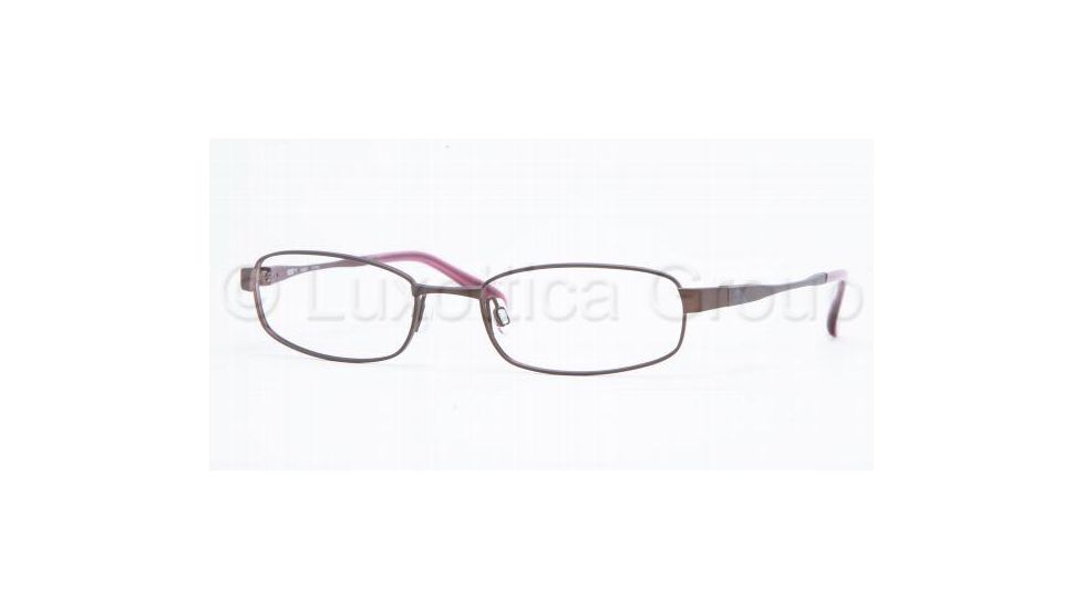 Puma PU15234 Eyeglasses with No Line Progressive Rx Prescription Lenses, Select frame color 49 mm Lense Diameter / Brown Frame
