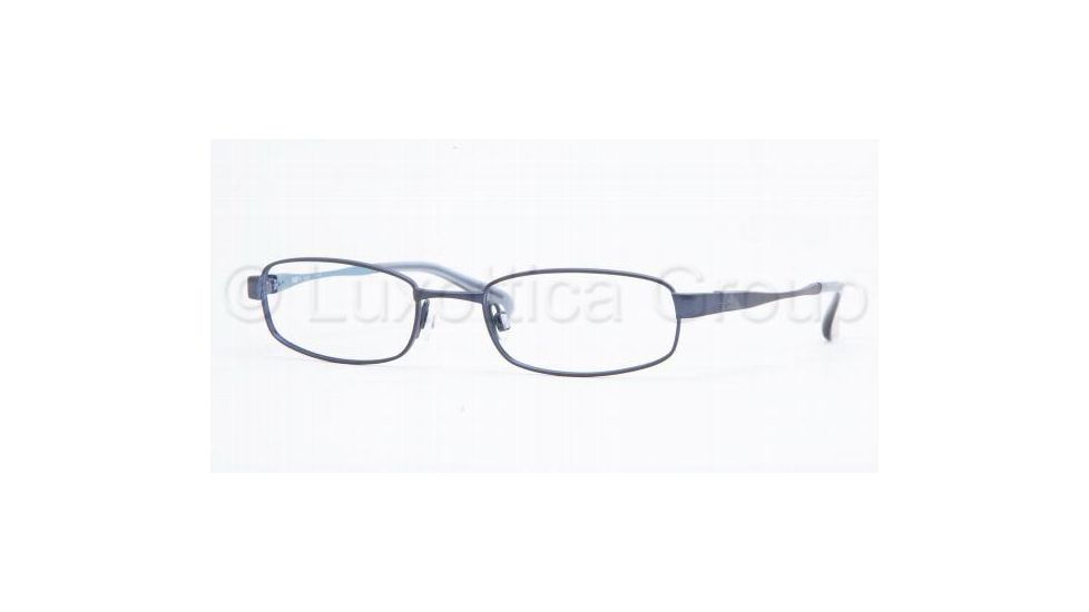 Puma PU15234 Eyeglasses with No Line Progressive Rx Prescription Lenses, Select frame color 49 mm Lense Diameter / Navy Frame