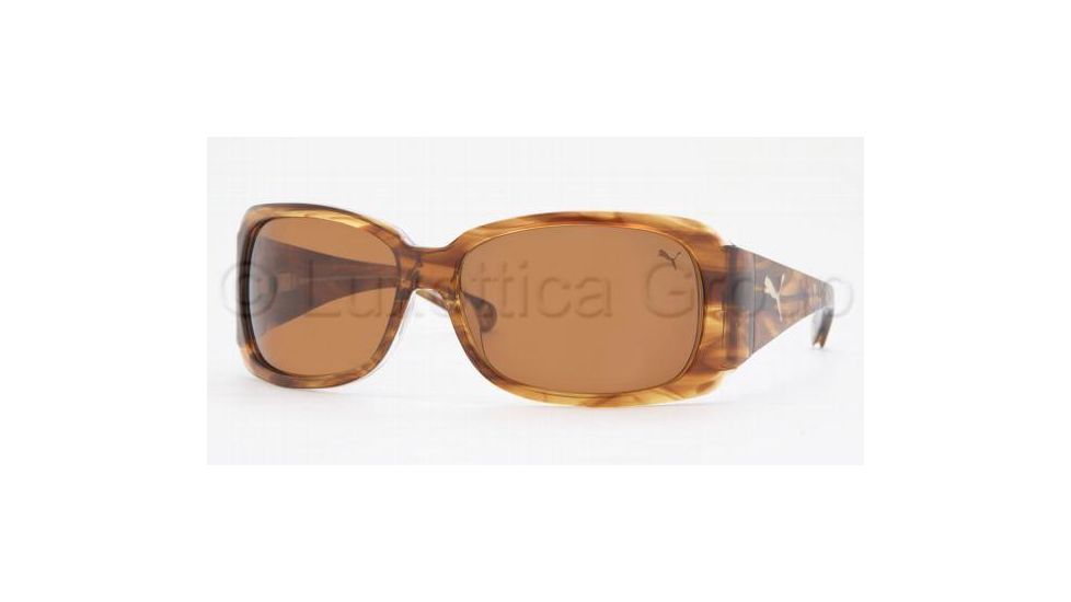 Puma Sunglasses PU15066, Puma PU 15066 Sunglasses Styles Brown Frame / Demo Lens Lenses