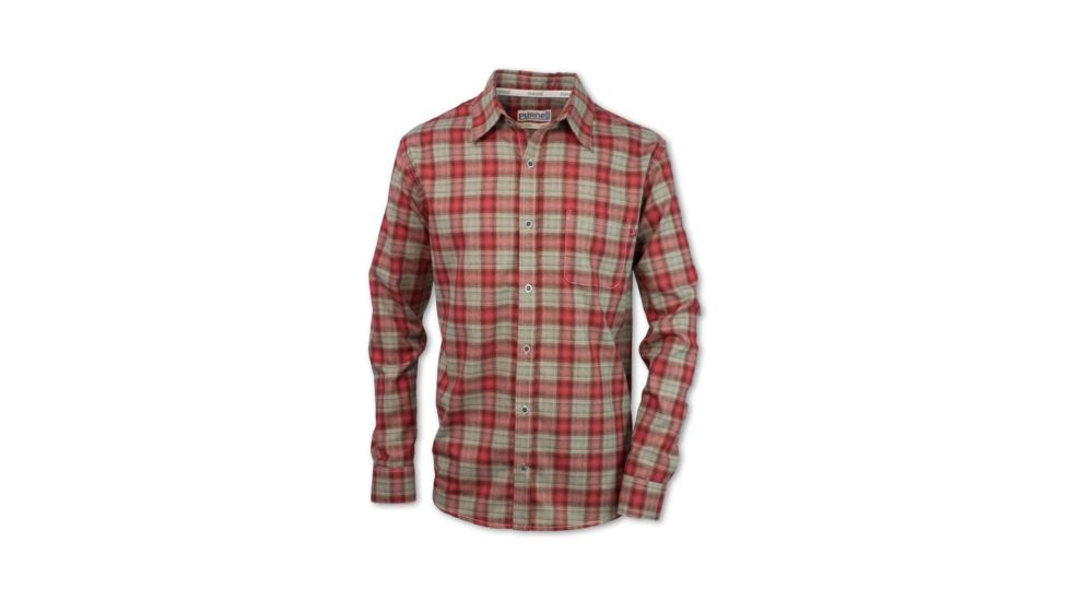 Purnell Tilden Performance Plaid Flannel - Mens, Red, Large, 10104650-600-L