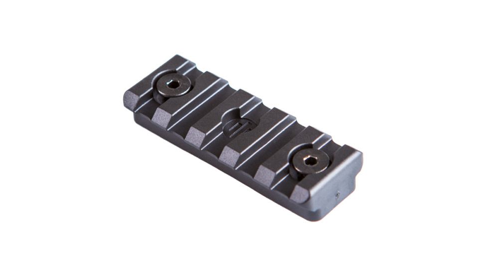 Primary Weapons Systems PWS KeyMod Picatinny Tactical Rail Section, Polymer, 5 Slot, Black, 5KMPS5S2