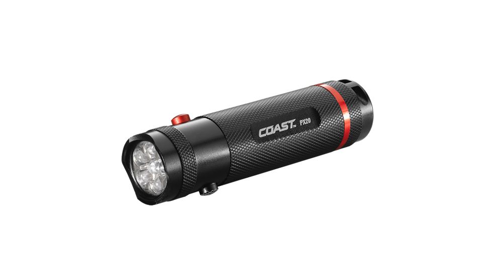 Coast PX20 Dual Color 109 Lumens LED Flashlight, Black - Box Pack 19271