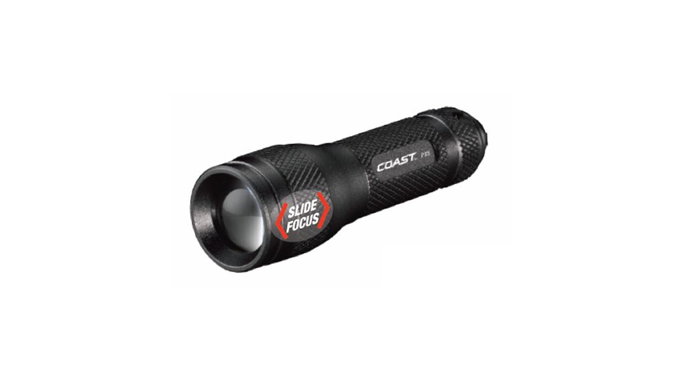 Coast PX5 58 Lumens LED Pure Beam Focus Pen Light, Black - Clam Pack HP8313CP