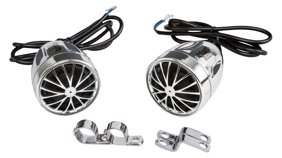 Pyle 2in Full Range Motorcycle Speaker, Chrome PLMCS32
