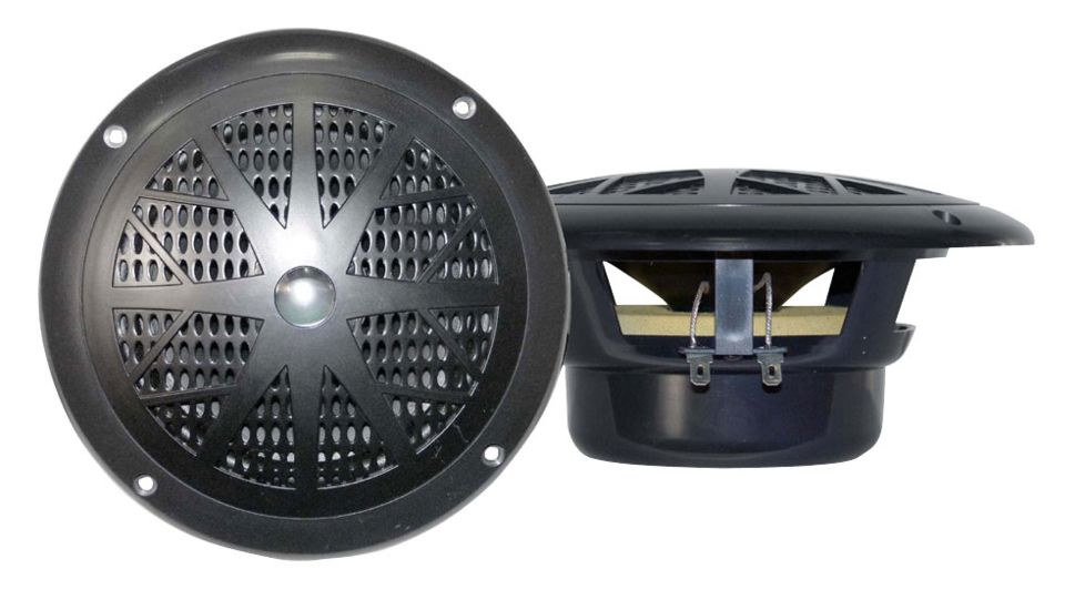 Pyle 4in Pair Marine Speakers, Black PLMR41B