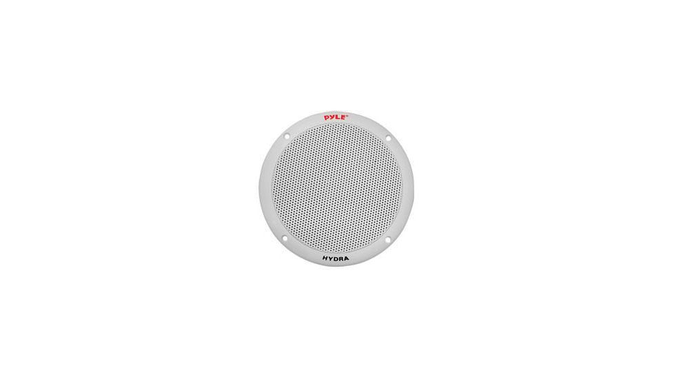 Pyle 6.5in 2-Way Dual Cone Marine Speakers 400W Max, White PLMR605W