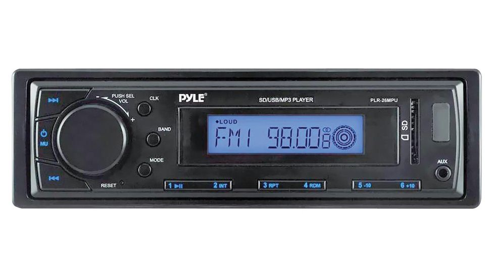 Pyle Receiver Mp3/USB/SD/Aux/AM/FM Mechless Unit, Black PLR26MPU