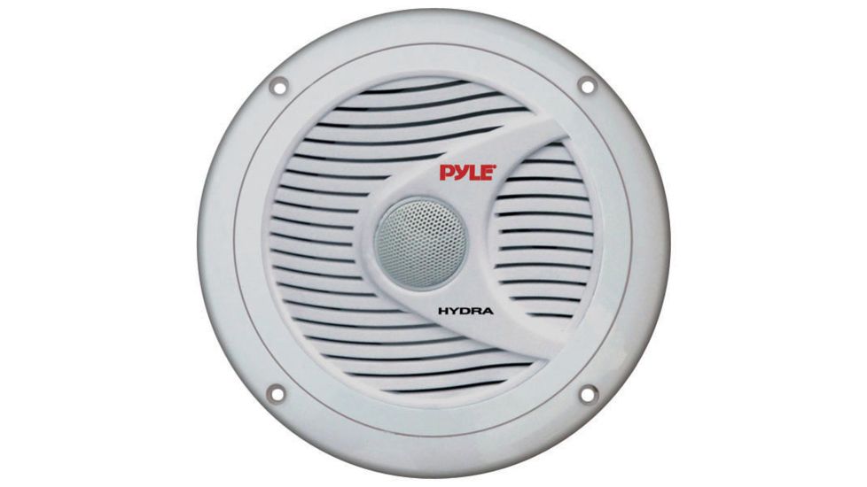 Pyle Speakers 6.5in Marine Pyle Dual Cone, White PLMR60W