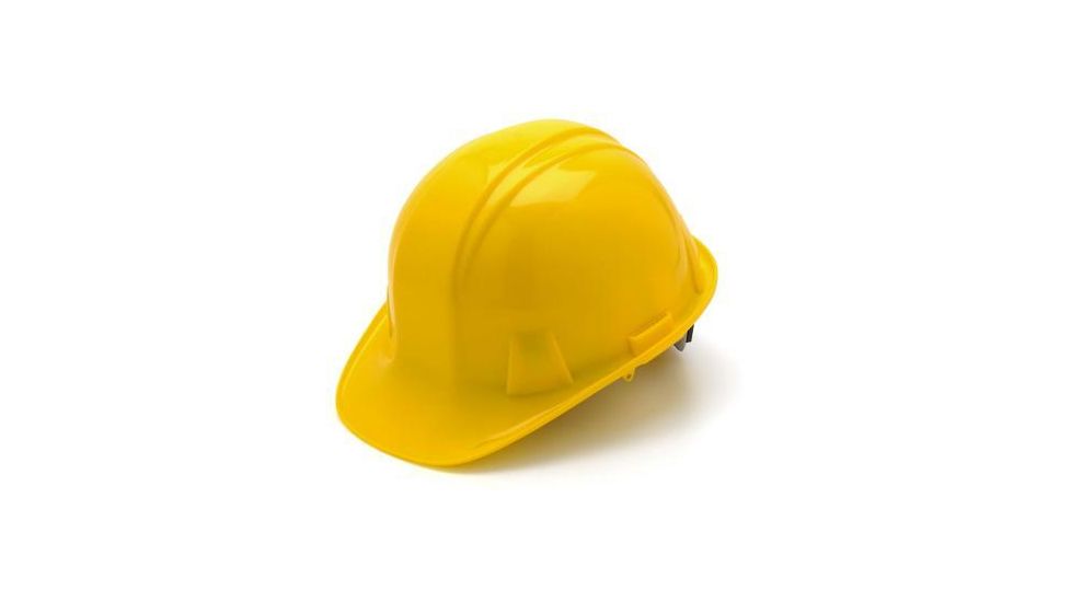 Pyramex 4 Point Yellow Hard Hat HP14030