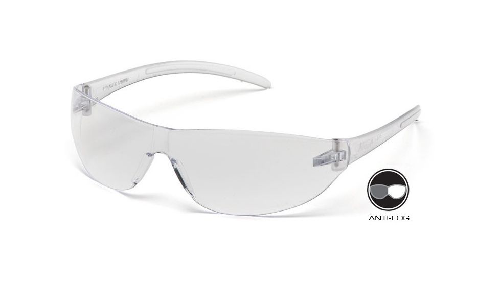 Pyramex Alair Safety Glasses - Clear Anti-Fog Lens, Clear Frame S3210ST