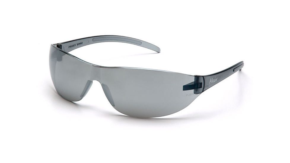 Pyramex Alair Safety Glasses - Silver Mirror Lens, Silver Mirror Frame S3270S
