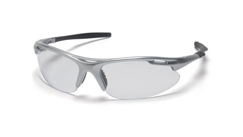 Pyramex Avante Safety Glasses - Clear Lens, Silver Frame SS4510D