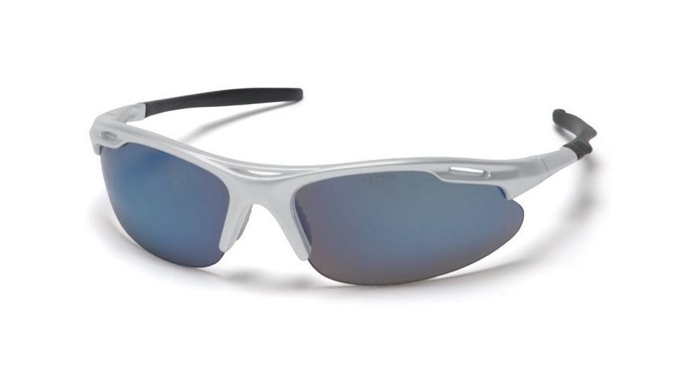 Pyramex Avante Safety Glasses - Ice Blue Lens, Silver Frame SS4585D