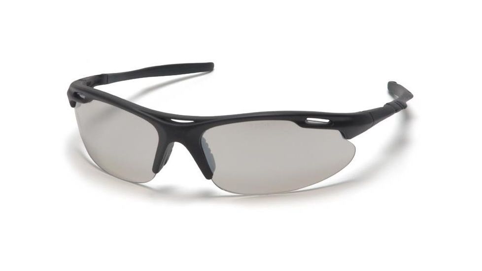 Pyramex Avante Safety Glasses - Indoor/Outdoor Mirror Lens, Black Frame SB4580D
