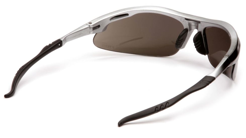 Pyramex Avante Safety Glasses - Silver Mirror Lens, Silver Black Frame SSB4570D