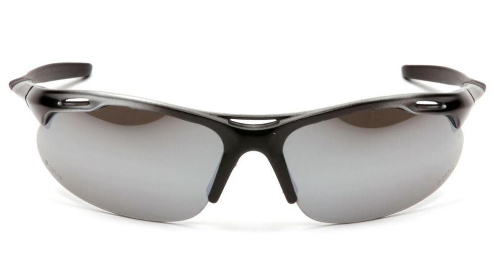 Pyramex Avante Safety Glasses - Silver Mirror Lens, Silver Black Frame SSB4570D