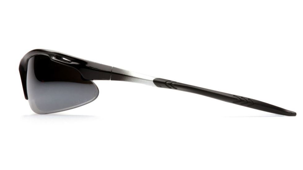 Pyramex Avante Safety Glasses - Silver Mirror Lens, Silver Black Frame SSB4570D