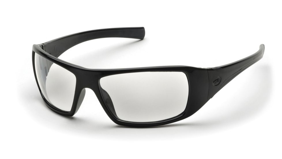 USED Pyramex Black Frame/Clear Anti-Fog Lens SB5610DT, EDEMO1