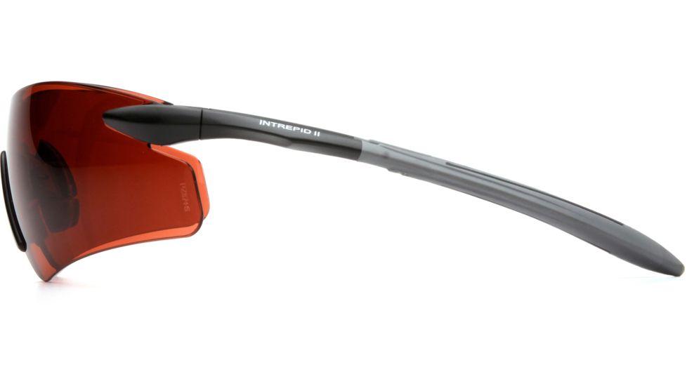 Pyramex Black Gray Temples/Sun Block Bronze Lens SB8835S