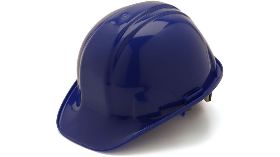 Pyramex Cap Style 4 Point Ratchet Suspension Hard Hat - Blue HP14160