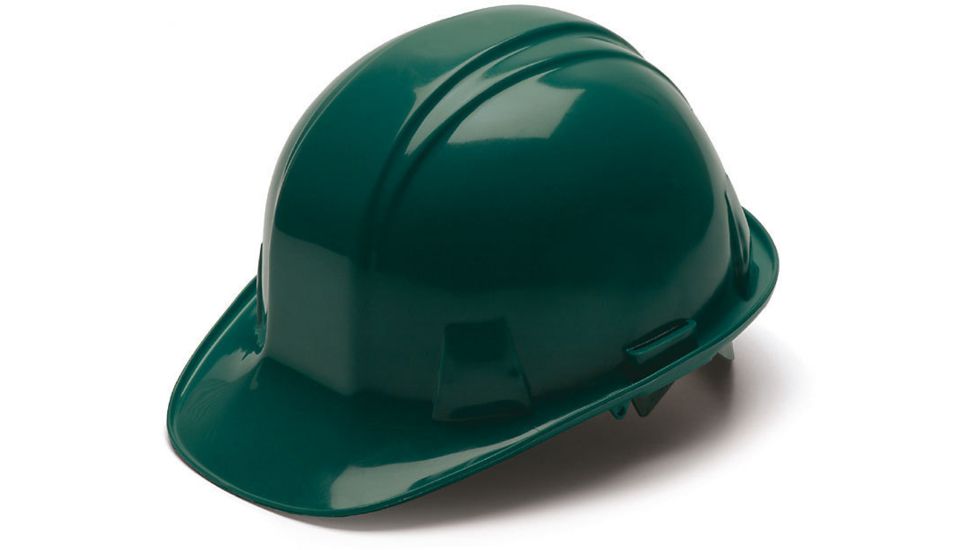 Pyramex Cap Style 4 Point Snap Lock Suspension Hard Hat - Green HP14035T