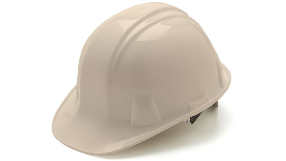 Pyramex Cap Style 6 Point Ratchet Suspension Hard Hat - White HP16110