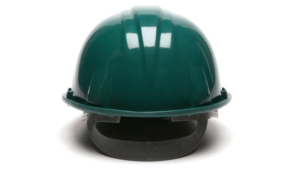 Pyramex Cap Style 6 Point Snap Lock Suspension Hard Hats Green HP16035