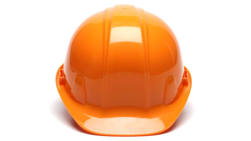 Pyramex Cap Style 6 Point Snap Lock Suspension Safety Helmets Orange HP16040