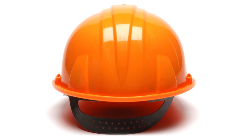 Pyramex Cap Style 6 Point Snap Lock Suspension Safety Helmets Orange HP16040