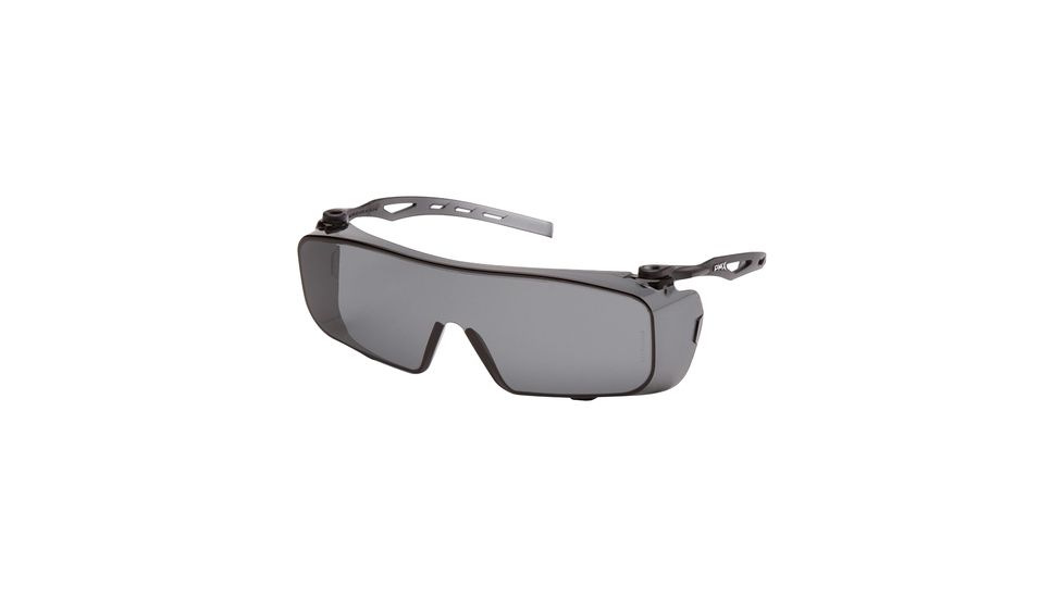 Pyramex Cappture H2X Anti-Fog Gray Lens Gray Frame