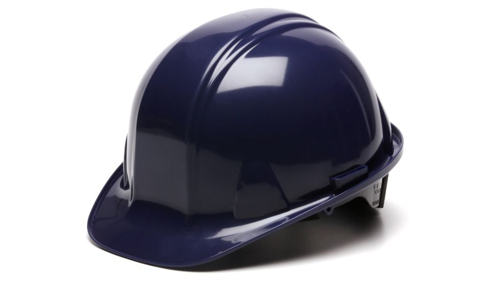 Pyramex Dark Blue Standard Shell 4 Point Ratchet Suspension Helmet HP14165