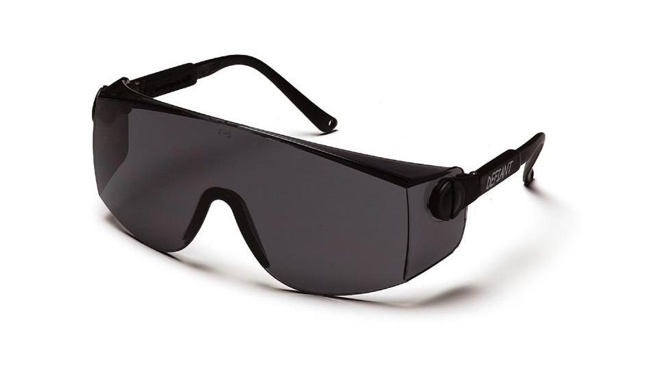 Pyramex Defiant Safety Eyewear - Gray Lens, Black Frame SB1020S