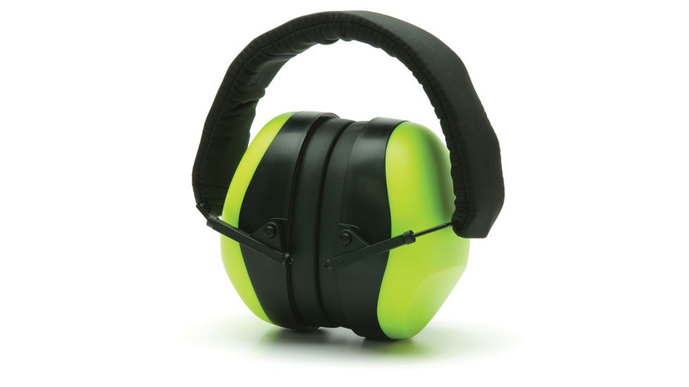 Ear Muff - NRR 26dB - Individually packaged, Hi-Vis Lime