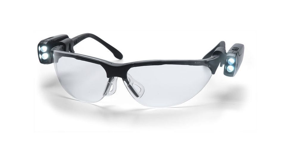 Pyramex Eyewear LED Flashlight - 1 Pair of 2 Bulb Lights w/ Clip LED20